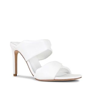 RAYE Greer Heels- White Leather- Size 7 - Never Worn